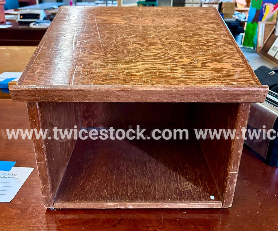 Dark Brown Wooden Podium