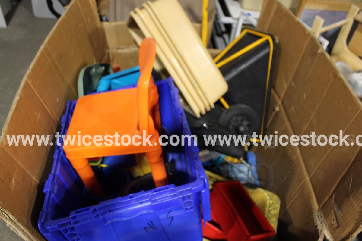 (3) box of children's toys and equipment