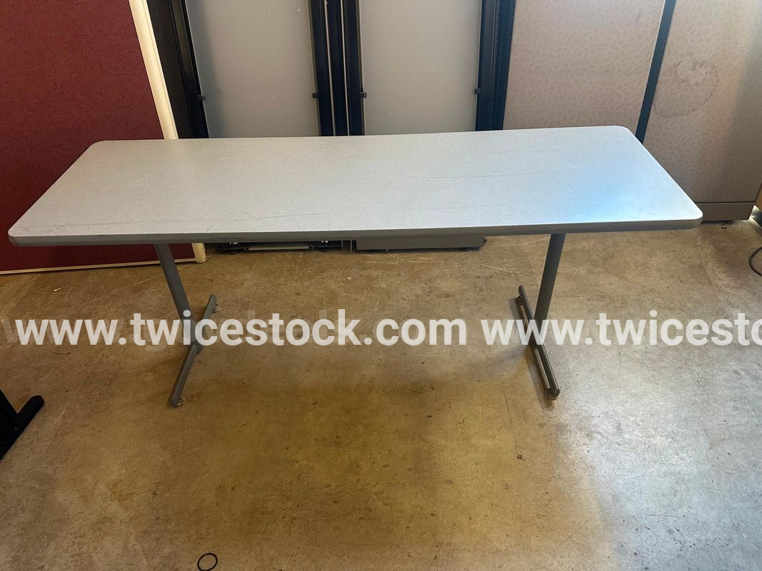 Grey classroom table